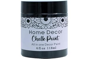 DGAGA Black Chalk Paint for Furniture,Chalk Finish Furniture Paint,Black Wood Paint,Interior House Paint,Chalkboard Paint for DIY Home Decor,Table,Cabinet,Laminate,No Sanding