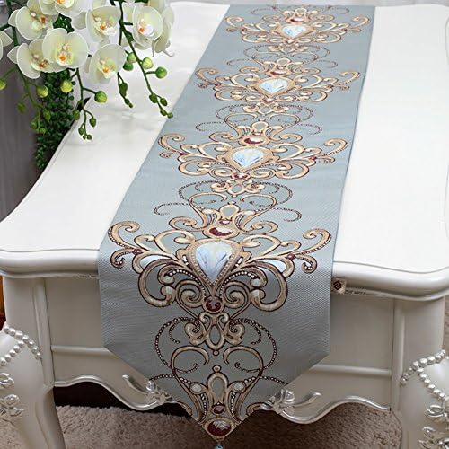 European And American Luxury Table Runner/Fashion Simple Long Table Cloth/Tea Table Towel-C 33x230cm(13x91inch)