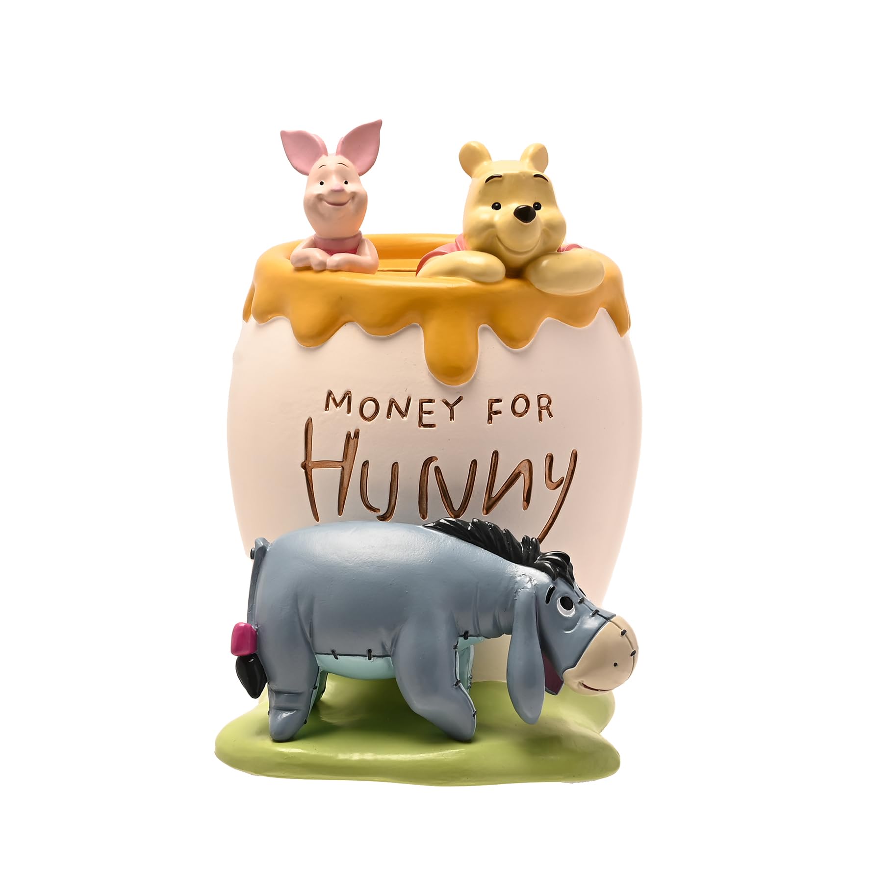 Disney Winnie The Pooh Resin Money Bank 'Money For Hunny'