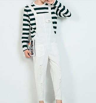 white overalls amazon