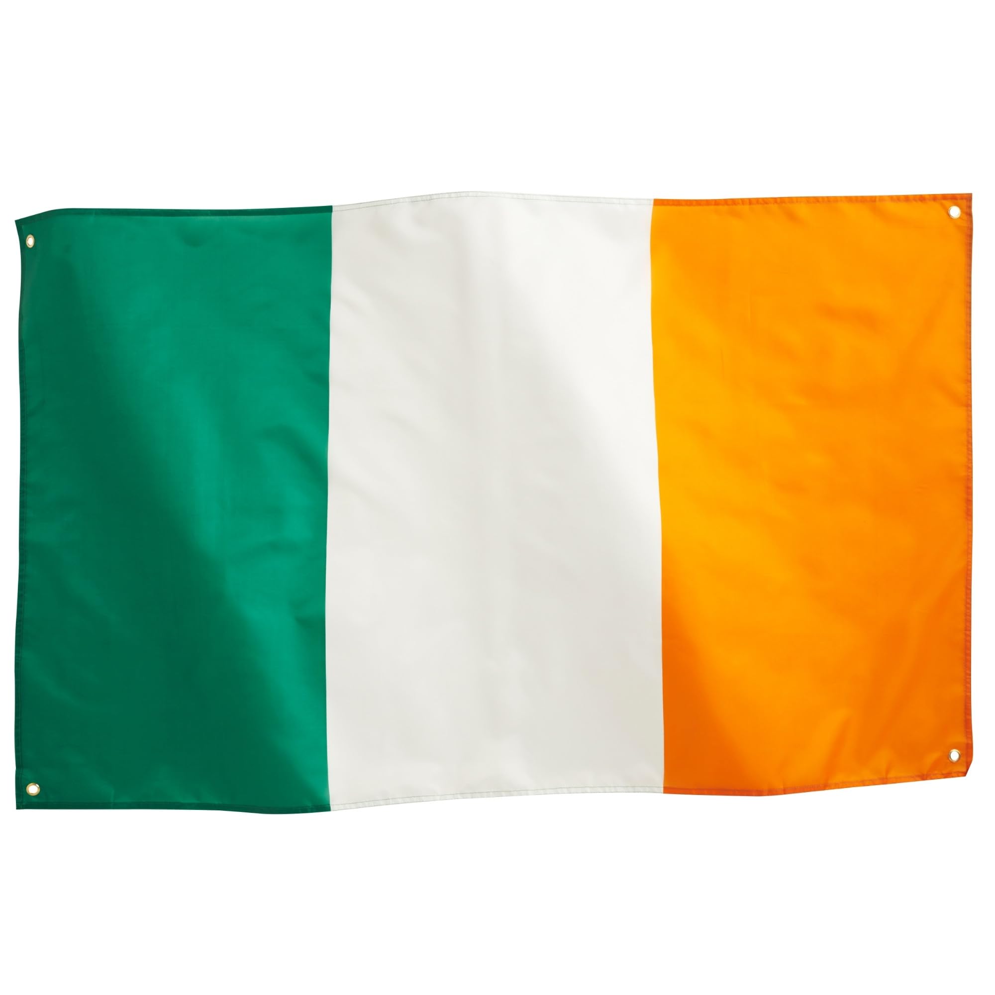 Runesol Ireland Flag 3x5, 91x152cm, St Patrick's Day, Irish Flag, Tricolour Banner, Paddy's Day, Brass Eyelet in Every Corner, Irish Rugby, Waterproof, Inside, Outside — image 1