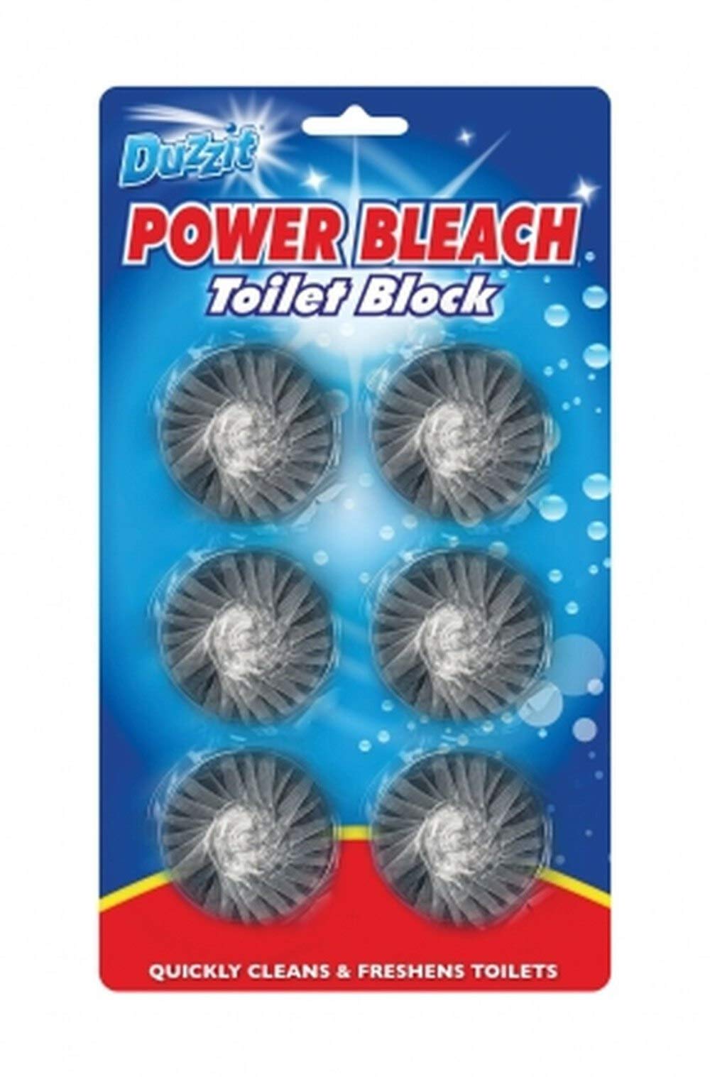 DUZZIT POWER BLU TOILET BLOCK 6PK