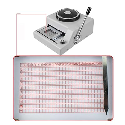 Buy Card Embosser 72 Character Letters Manual Embossing Machine For Pvc Card Credit Id Vip Card Making Us Shipping 2 5 Days Delivery Online In Turkey B08fmf3vxz