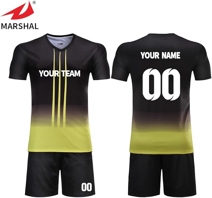 yellow and black football jersey