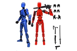 𝐀𝐬𝐬𝐞𝐦𝐛𝐥𝐲 𝐂𝐨𝐦𝐩𝐥𝐞𝐭𝐞𝐝 Titan 13 Action Figure Set, Titan 13 Robot 3D Printed Robot 13 Action Figure Articulated,