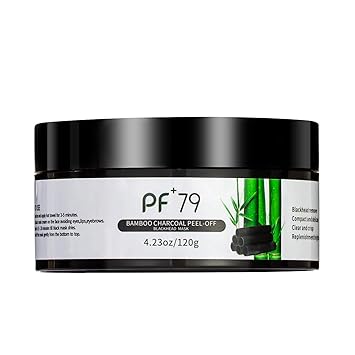 Download Amazon Com Pf 79 Blackhead Mask Bamboo Blackhead Remover Mask Blackhead Cream With Activated Charcoal Deep Pore Cleanse Peel Off Deep Skin Clean Purifying Face Mask For Acne And Blackheads 120g 4 23oz PSD Mockup Templates