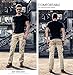 100% Cotton Mens Classic Cargo Trousers Wild Cargo Work Pants Khaki Cargo Pants Size 32