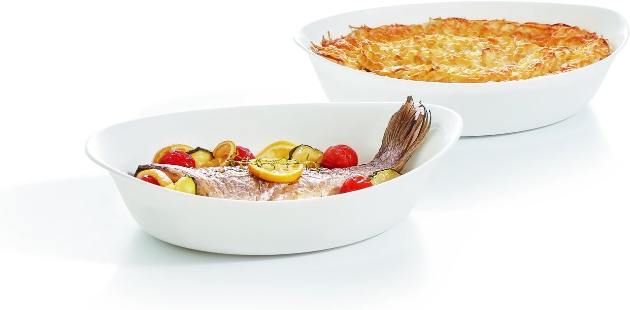 Luminarc, Smart Cuisine Carine Oval 250°C, Innovative Glass Oven Dish, Lightweight and Extra Durable, Easy to Clean - Image 4