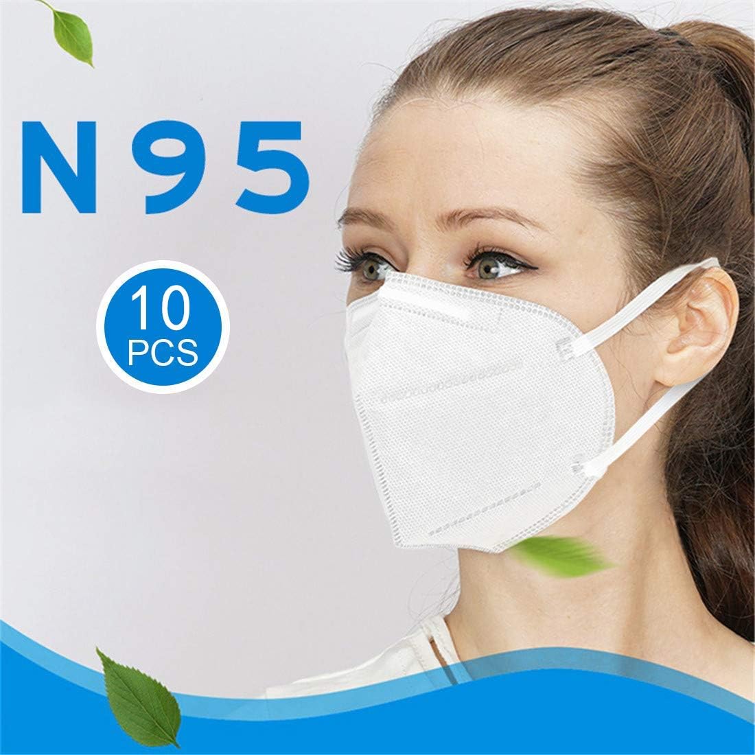 10 pcs N95 mouth Face Protection, isolated from dust and air pollution