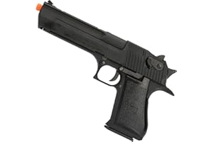 Evike Airsoft - WE-Tech Desert Eagle Metal Gas Blowback Airsoft Pistol by CyberGun (Color: Black/Green Gas/Gun Only)
