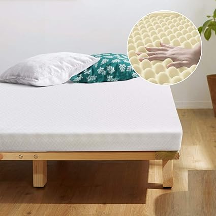 Amazon Co Jp マットレス 高反発マットレス セミダブル マットレス 腰痛 マットレス 三つ折り 厚さ8cm ベットマット 密度30d 凹凸構造 硬め 敷布団 体圧分散 寝返りやすい 通気 快眠 収納便利 カバー洗える ホワイト 復元率約98 超え ホーム キッチン