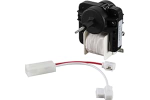 ATMA SUPPLY 4389144 Refrigerator Evaporator Fan Motor Compatible with Whirlpool Replace W10131845 W10312647 2149299 2162404 2188303 4389144VP 921541 AP3137520