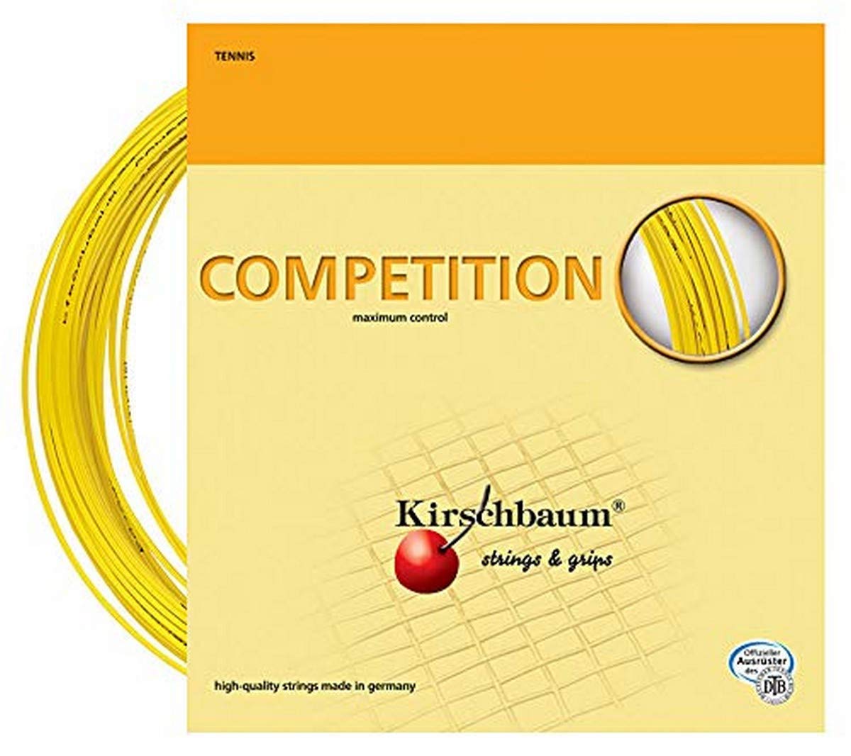 Kirschbaum Competition String Set - Yellow, 1.25 mm/12 m