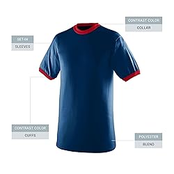 Augusta Sportswear Men's Large Ringer tee