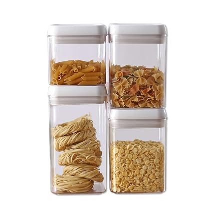 Buy Easy Lock Airtight Kitchen Storage Containers 4 Piece Set
