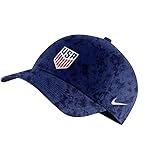 Nike Men's USA Heritage86 Campus Adjustable Hat, Crest Ice Dye - Navy Wave Print