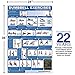 Laminated Dumbbell Exercise Poster/Chart - Lower Body/Core/Chest/Back - Created by Fitness Experts with University Degrees in Exercise Physiology - Fitness Poster - Dumbbell Workout Chart