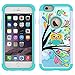 MicroP iPhone 5S Case, iPhone 5 Case,iPhone SE (2016) Case, Hybrid Dual Layer Silicone Plastic Armor Defender Phone Case Cover for Apple iPhone SE (2016) / 5S / 5 (Armor Green Owl)