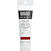 Liquitex Heavy Body Acrylic Paint, 2-oz Tube, Alizarin Crimson Hue Perm | High Viscosity, Pigment Rich, Ideal for Impasto &amp; Texture, Satin Finish, Permanent Color, Crisp Brush Strokes &amp; Knife Marks