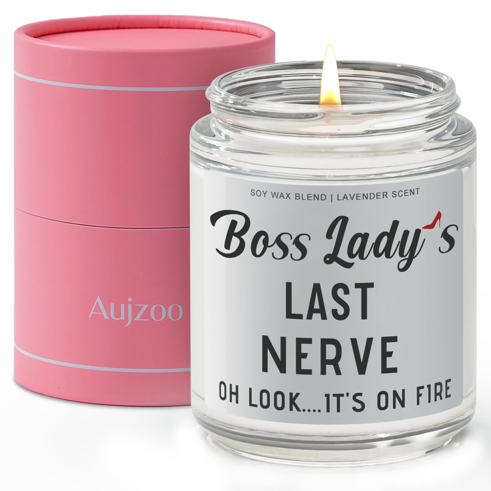 Boss Lady Gifts: Lavender Candles (7oz) - Best Boss Gifts for Women