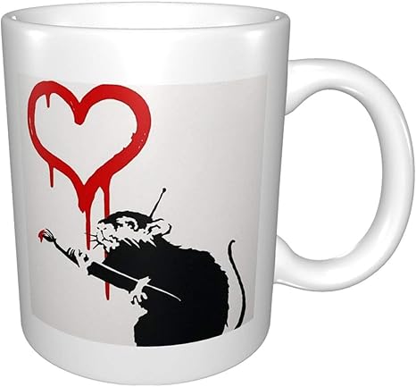 Amazon Co Jp コーヒーカップ マグカップ Banksy バンクシー カップ 耐熱 耐冷 ガラス Coffee Cup 保温保冷 マグ プレゼント すべり止め付き ガラスカップ 電子レンジ 温め対応 食器 ホーム キッチン