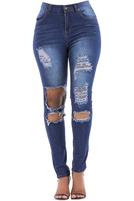 cute ripped skinny jeans outfits