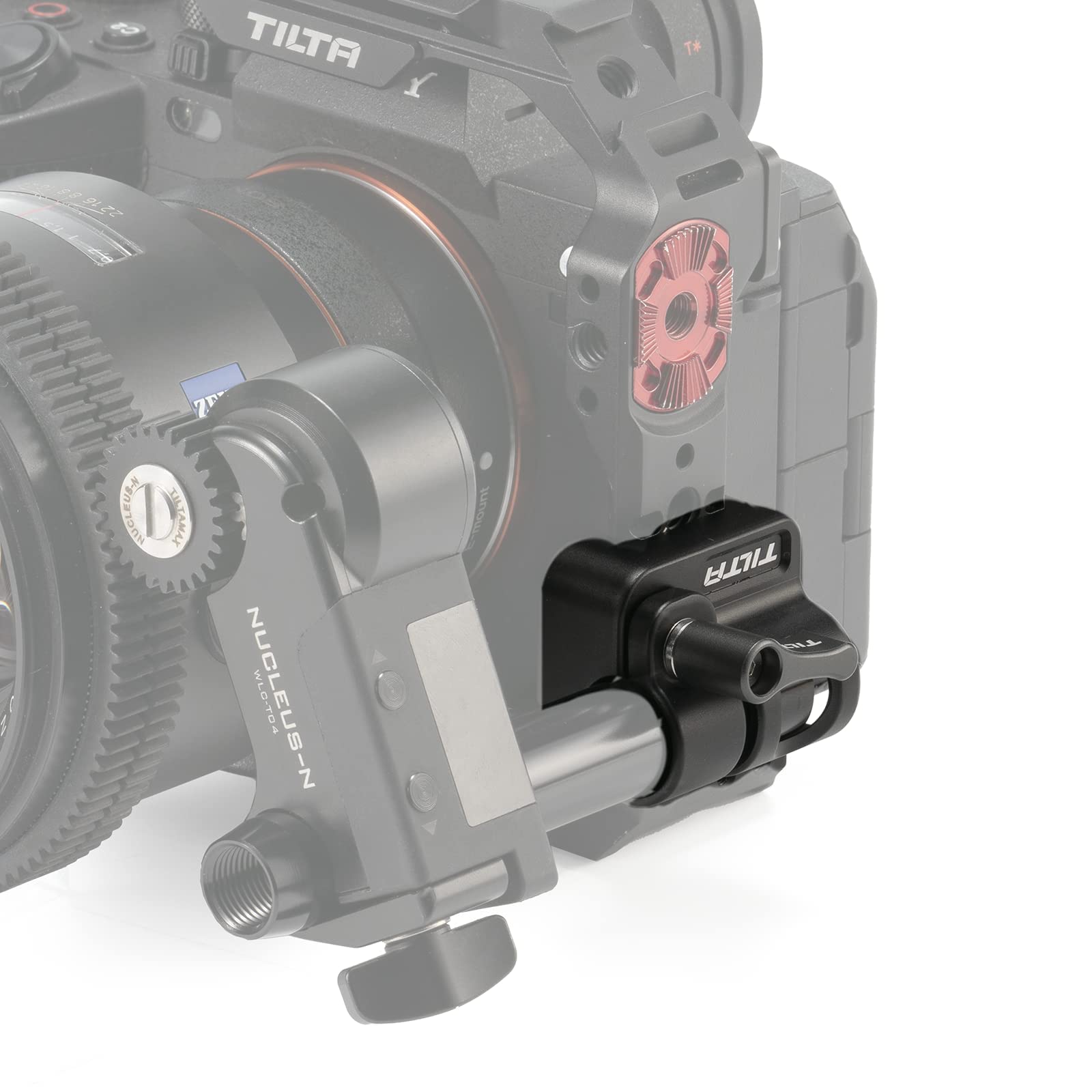 Tilta 15mm Rod Holder to NATO Adapter Compatible with our Full and Half Camera Cages – Black TA-15RH-NTA-B