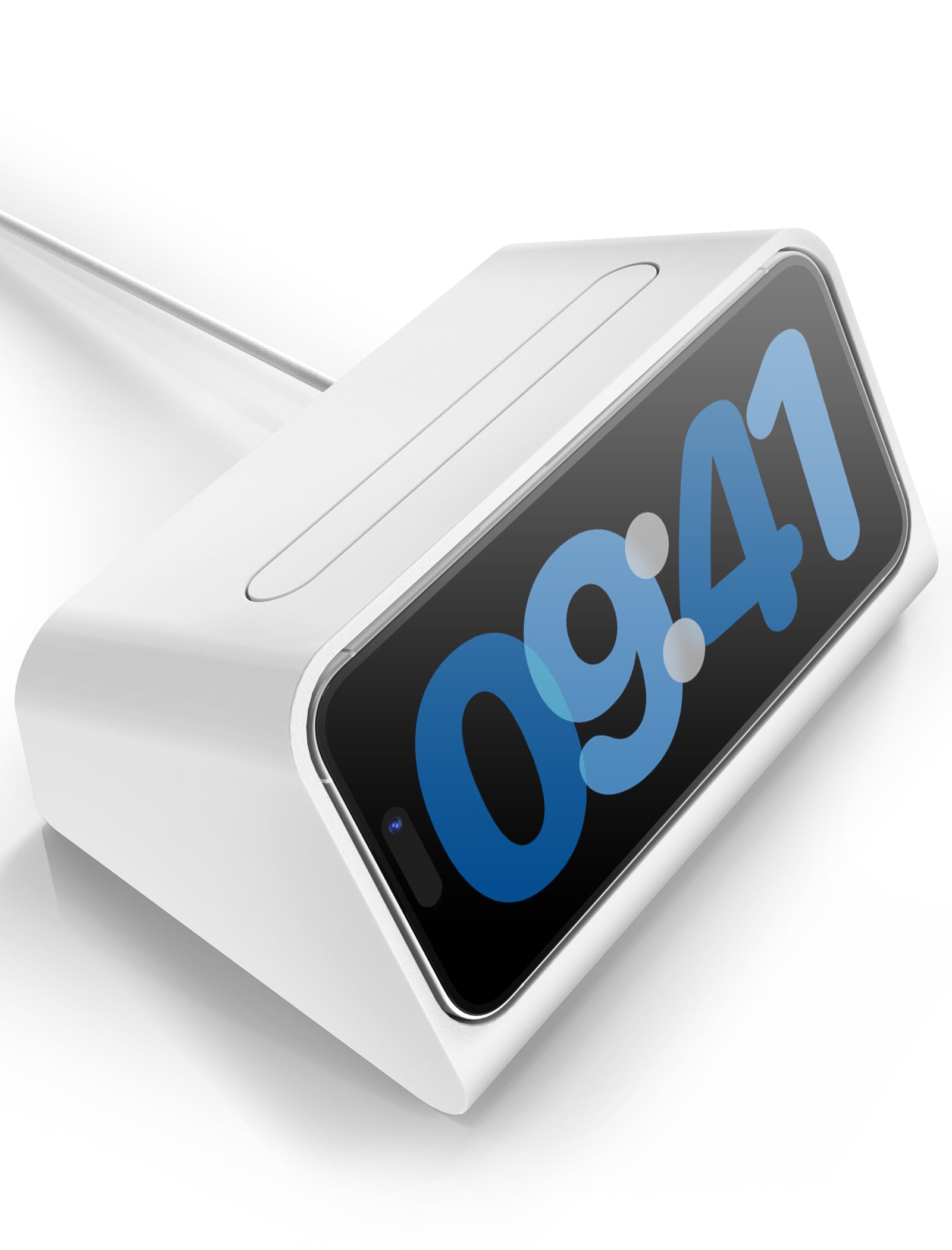Photo 1 of ***DIGITAL FACE MISSING***TOPGO for iPhone Standby Mode Dock, DN40 Charging Stand for Magsafe Wireless Charger Compatible with iPhone 16/15 Pro Max for Bedside Phone Holder Bedroom Nightstand Alarm Clock Docking Station***DIGITAL FACE MISSING***