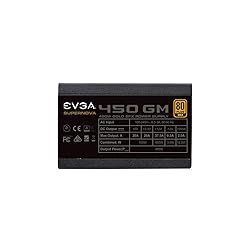 EVGA SuperNOVA 450 GM, 80 Plus Gold 450W, Fully