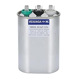 VEXUNGA 35/5 uF 35+5 MFD 370V 440V 450V Oval Dual