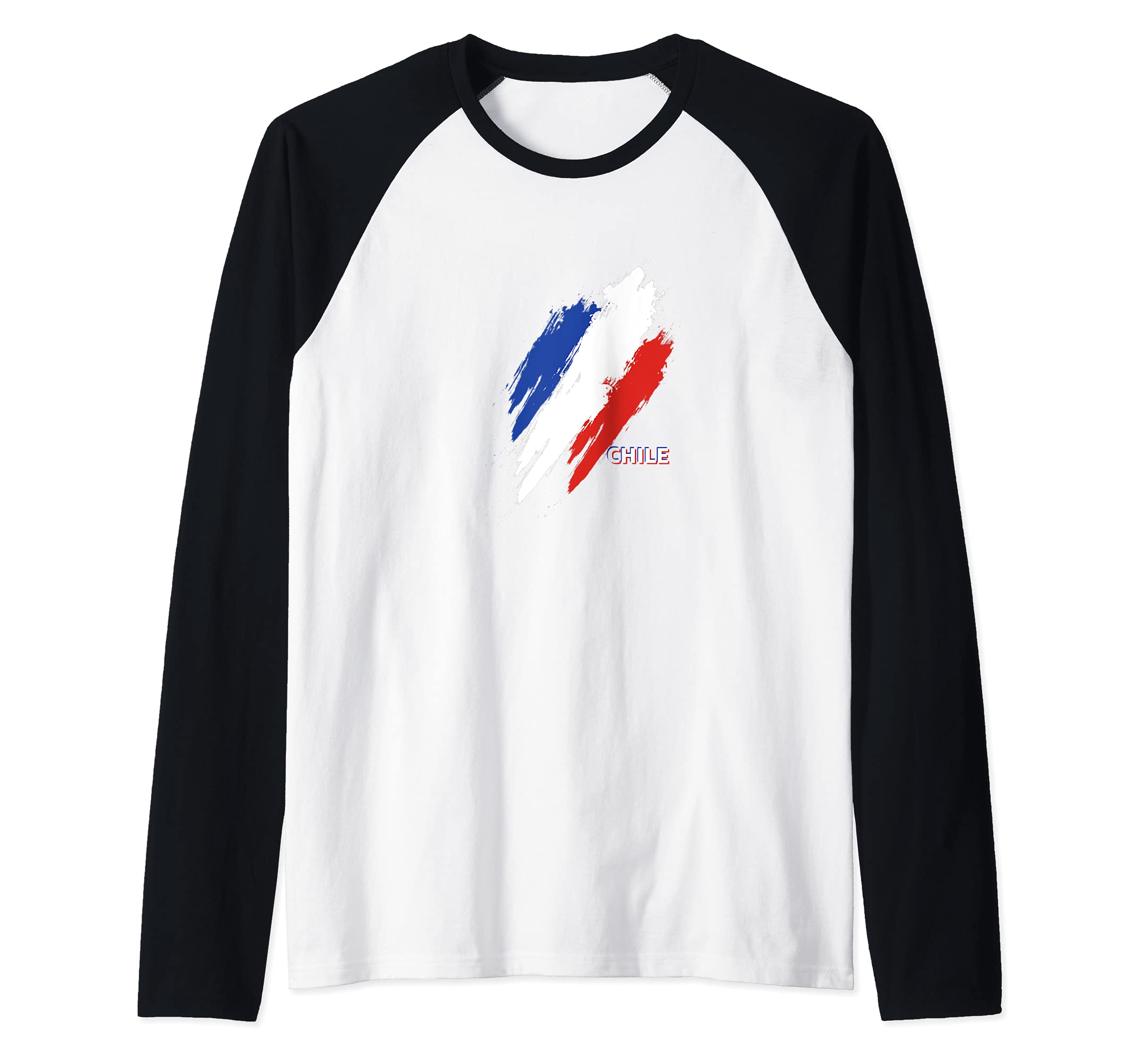 Flag Chile Raglan Baseball Tee
