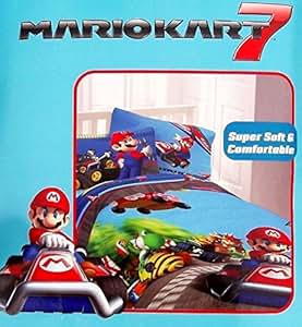Amazon.com: 4-pieces Nintendo Super Mario Kart 7 Twin ...