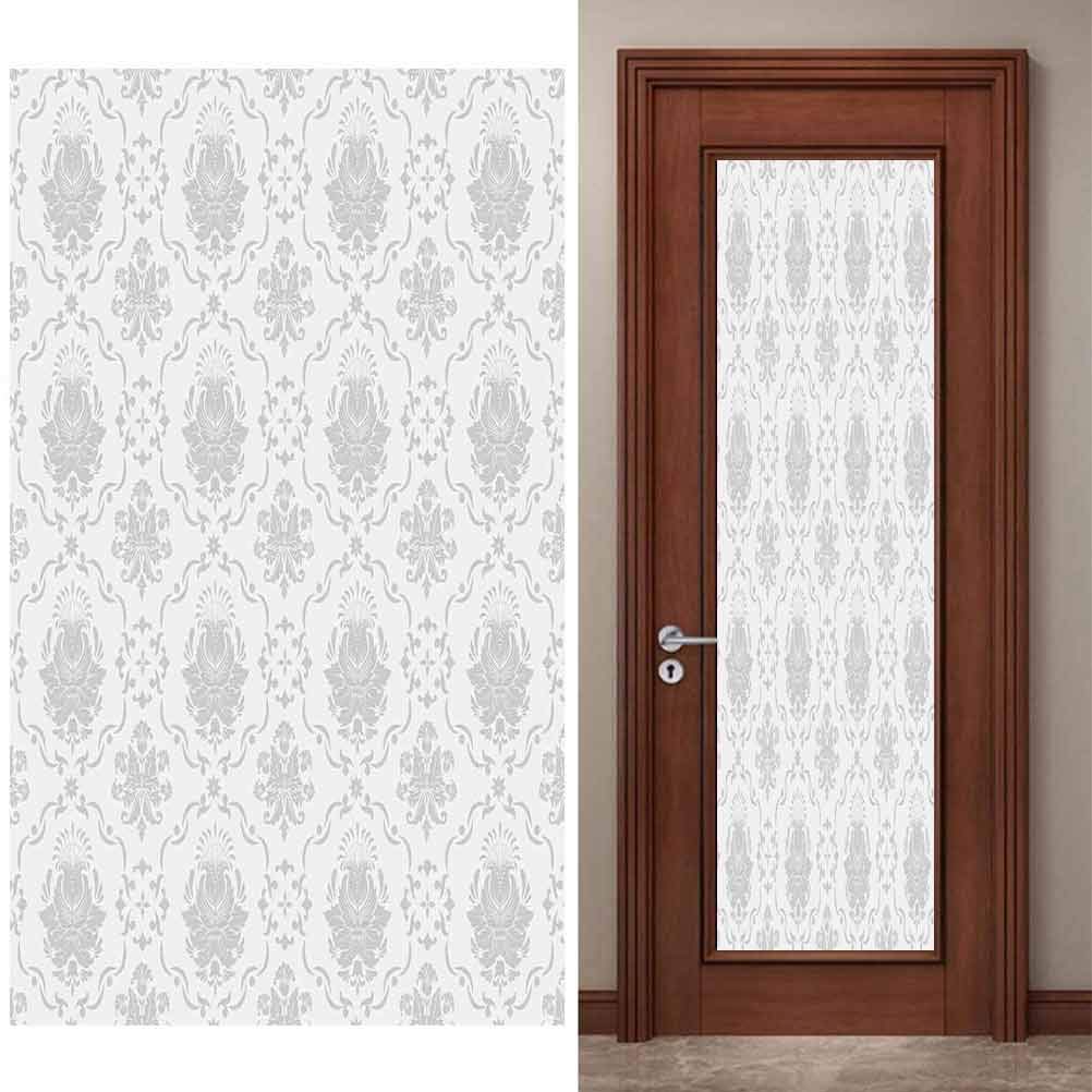 Amazon.com: 3D Self-Adhesive Door Wallpaper Murals Door Sticker, Grey