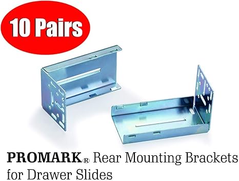 Promark Rear Brackets For Drawer Slides 10 Pairs Drawer Slides