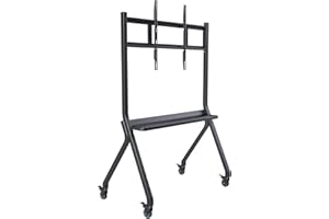 JAV Smart Board Stand for Interactive Whiteboard 55"-86", Four Lockable Wheels, Design for The Modern Office or Classroom