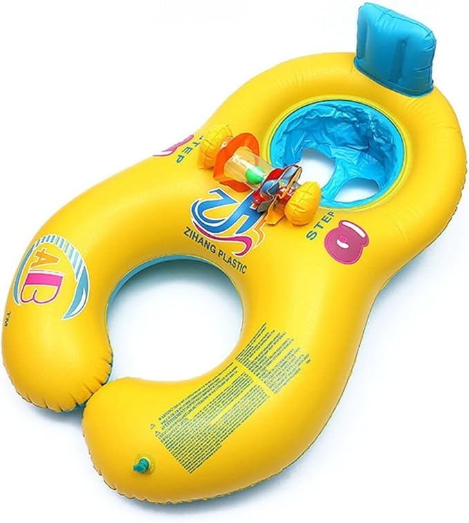 Baby Schwimmring Aufblasbar - Schwimmhilfe Mit Sitz Für Kinder 6 Monate Bis 5 Jahre