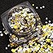 Hot Nail Art! AMA(TM) 12 Boxes Mixed Mini Round Thin Nail Art Glitter Paillette Shinning Nail Mirror Powder Nail Tip Bottle Gel Polish Decoration Makeup Art DIY Chrome Pigment (Multicolor)