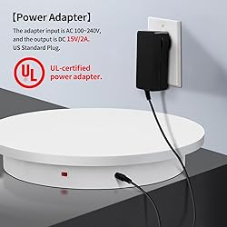 23.6In Remote Large Motorized electric turntable