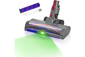 LED Brush Head Replacement Accessory – Compatible with Dyson V7, V8, V10, V11, V15 Vacuum Cleaners – Interchangeable Brush fo