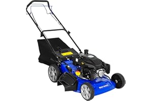 BILT HARD 21 Inch Self Propelled Lawn Mower, 3-in-1 Gas Lawnmower with 201cc 4-Cycle Engine, Bagging, Mulching and Side Discharge, Adjustable 8-Positions Cutting Height, Easy Start
