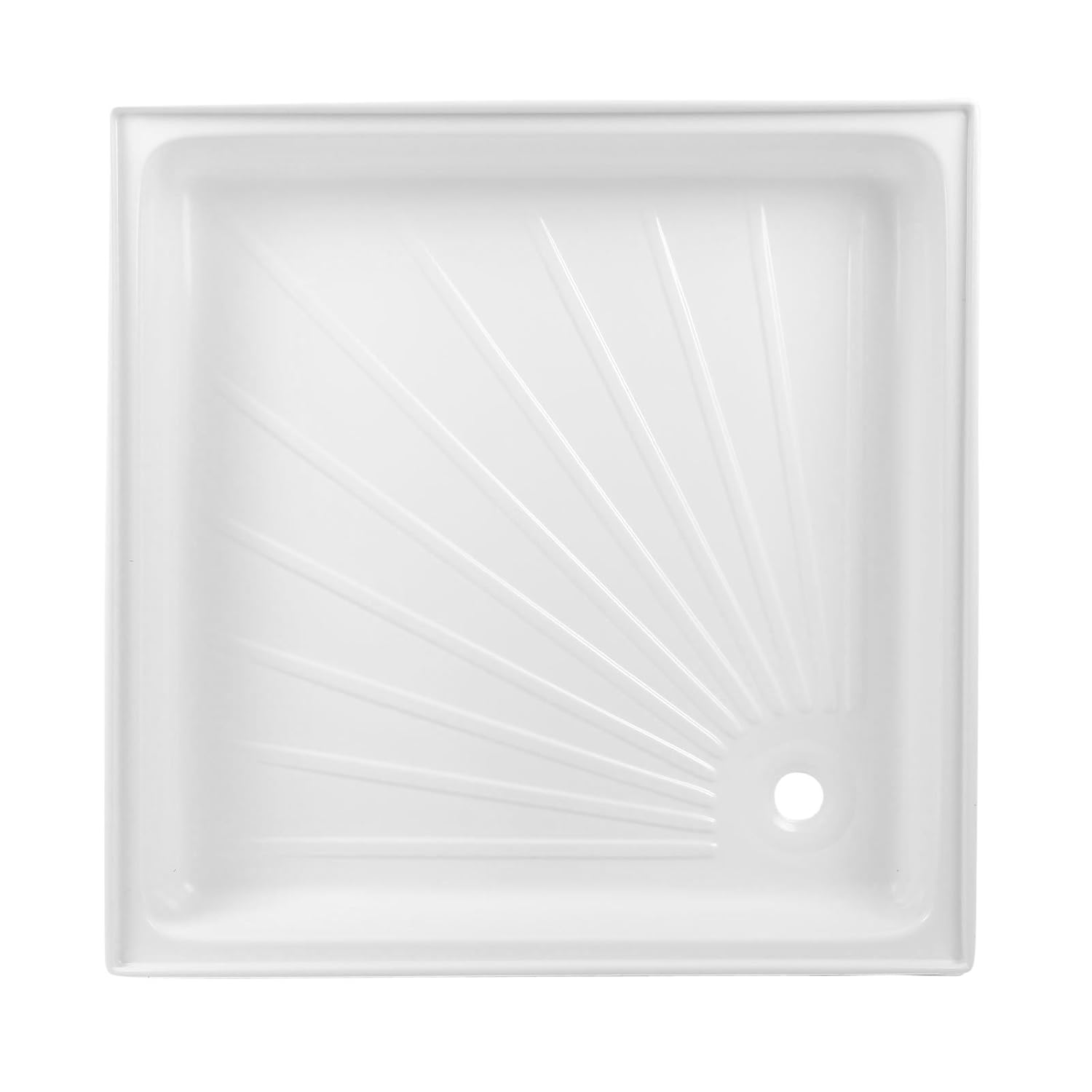 Automotive 60 x 60 x 10 cm, ABS plastic with outlet Shower tray for