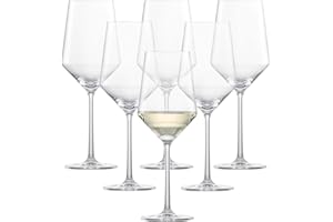 ZWIESEL GLAS Pure Sauvignon Blanc White Wine Glass (Set of 6), Graceful Wine Glasses for White Wine, Dishwasher-Safe Tritan Crystal Glasses, Made in Germany (14 Ounce)