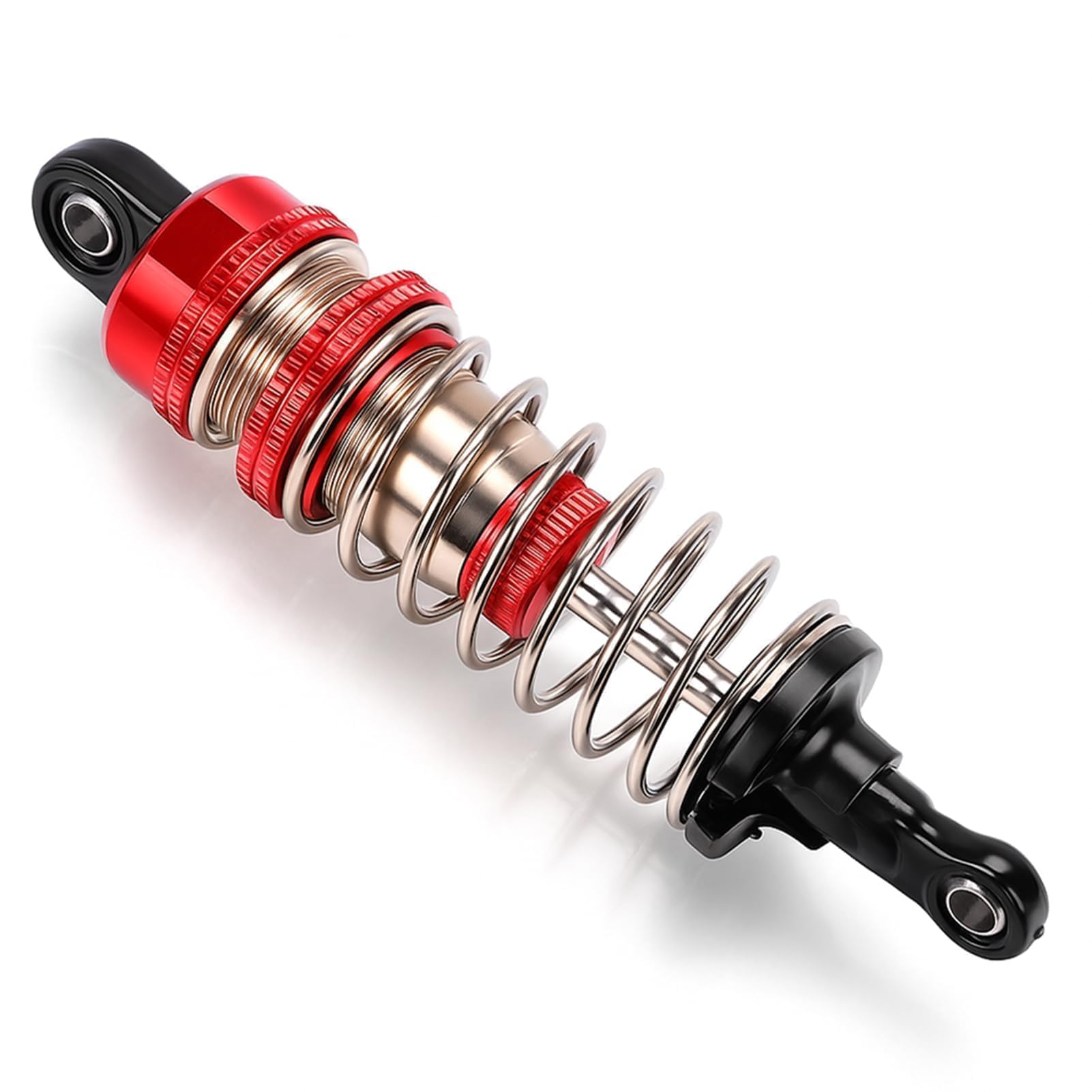 VBESTLIFE RC Car Front Shock Absorber, Aluminum Alloy Adjustable Assembled RC Spring Shock Damper Replacement for 144010 1:14 Scale Remote Control