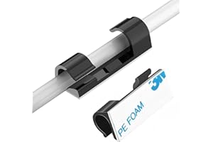 70 Pack Self Adhesive Cable Clips, Cable Management Wall Wire Holder Cord Organizer for Under Desk Desktop Outdoor String Lig