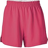 Soffe Girls' Authentic Cheer Shorts – Soft Cotton Blend Gym Shorts for Cheerleading, Dance, Running, Fitness, & Casual Wear