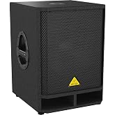 Behringer EUROLIVE VQ1500D Professional Active 500 Watt 15" PA Subwoofer with Built-In Stereo Crossover