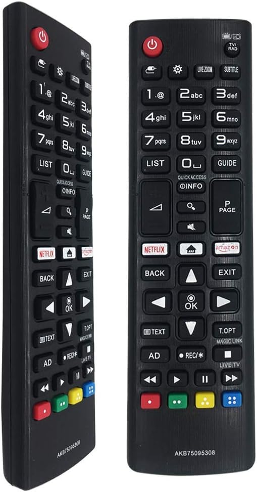 FOXRMT Replacement LG TV Remote for AKB75095308 AKB75675311 AKB74475481 AKB75375608 and Other LG Smart TV Remote Controls