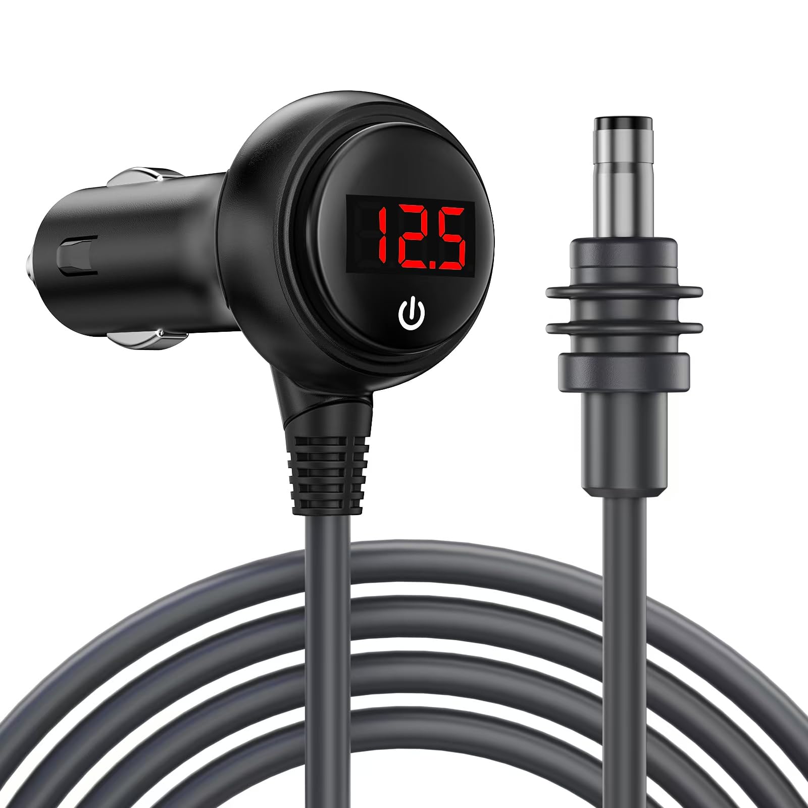 Photo 1 of **The product is plugged in and turns on, but it's unknown if it's 100% functional.***Furnique Starlink Mini Cable 10FT/3M, Starlink Mini Power Cable with 12V–48V Cigarette Lighter Plug, Car Charger DC Power Cord, Durable Starlink Mini Accessories Car Ada