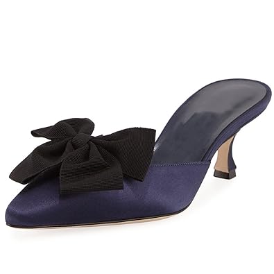 backless heeled mules