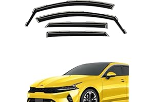 AEROGUYS in-Channel Window Deflectors Extra Durable Window Visors Rain Guards Fit for Kia K-5/K5 2021-2024,Sun Visors, Car Accessories- 4pcs. AG0249